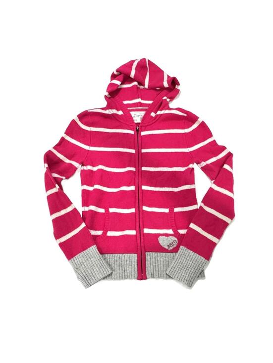 Aeropostale Jackets & Blazers - Vintage Y2K Pink Striped Aeropostale Zip Up Hoodie Coquette